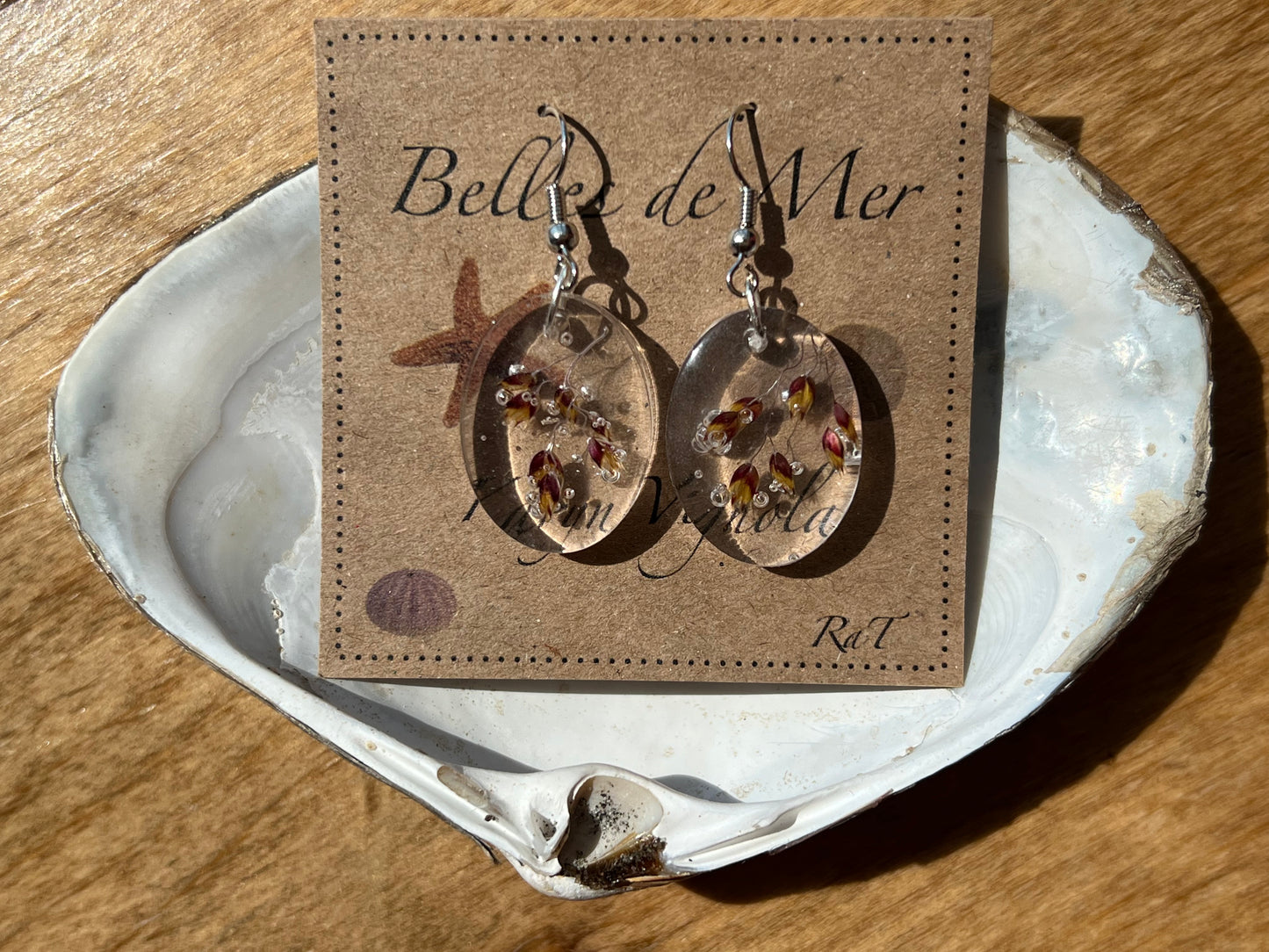 Boucles d’oreilles foin d’odeur