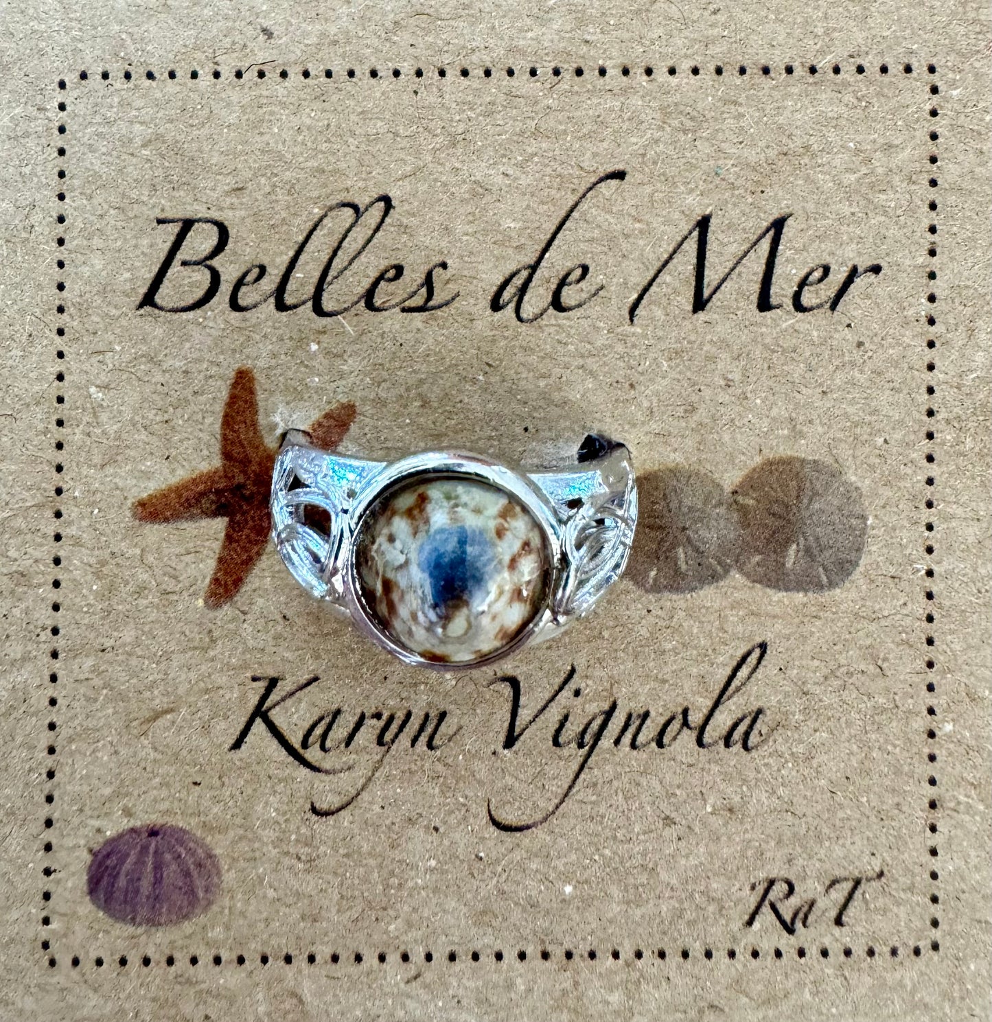 Bague patelle du volcan