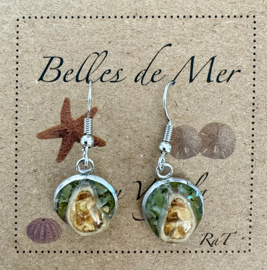 Boucles d'oreilles cèdre et os de petit mammifère