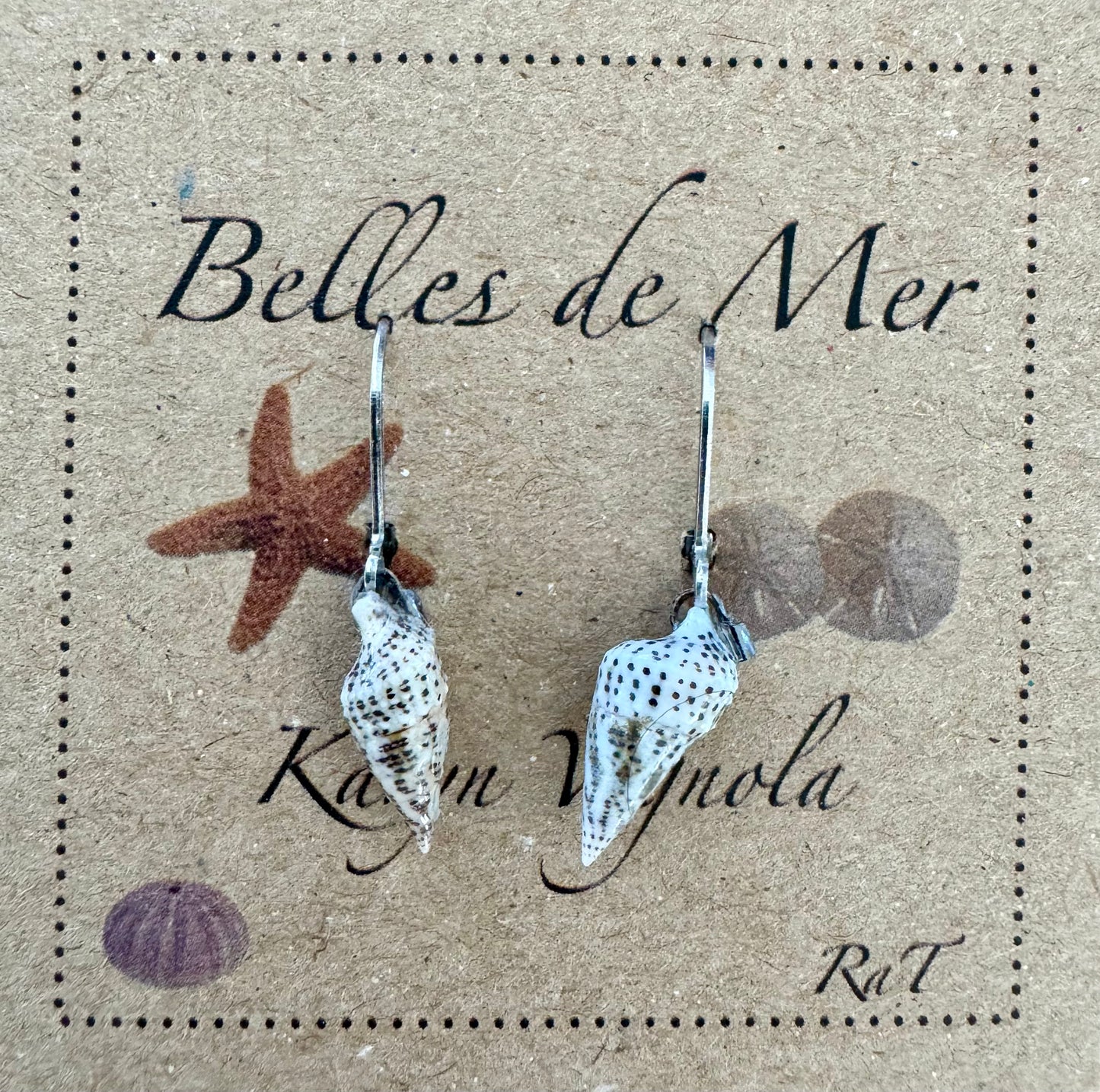 Boucles d'oreilles escargots