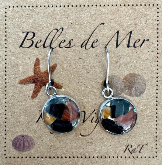 Boucles d'oreilles coquillages de pétoncles