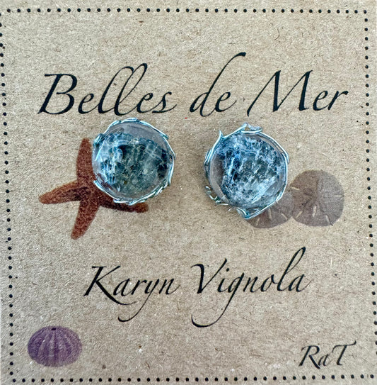 Boucles d’oreilles balanes et fils de métal