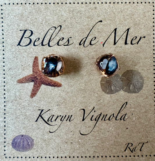 Boucles d'oreilles moules et irus irus