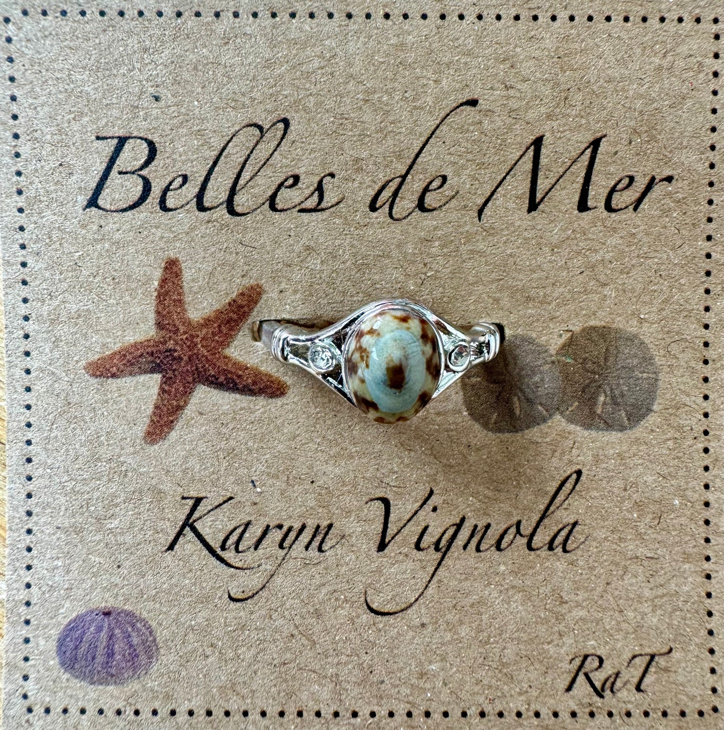 Bague patelle du volcan