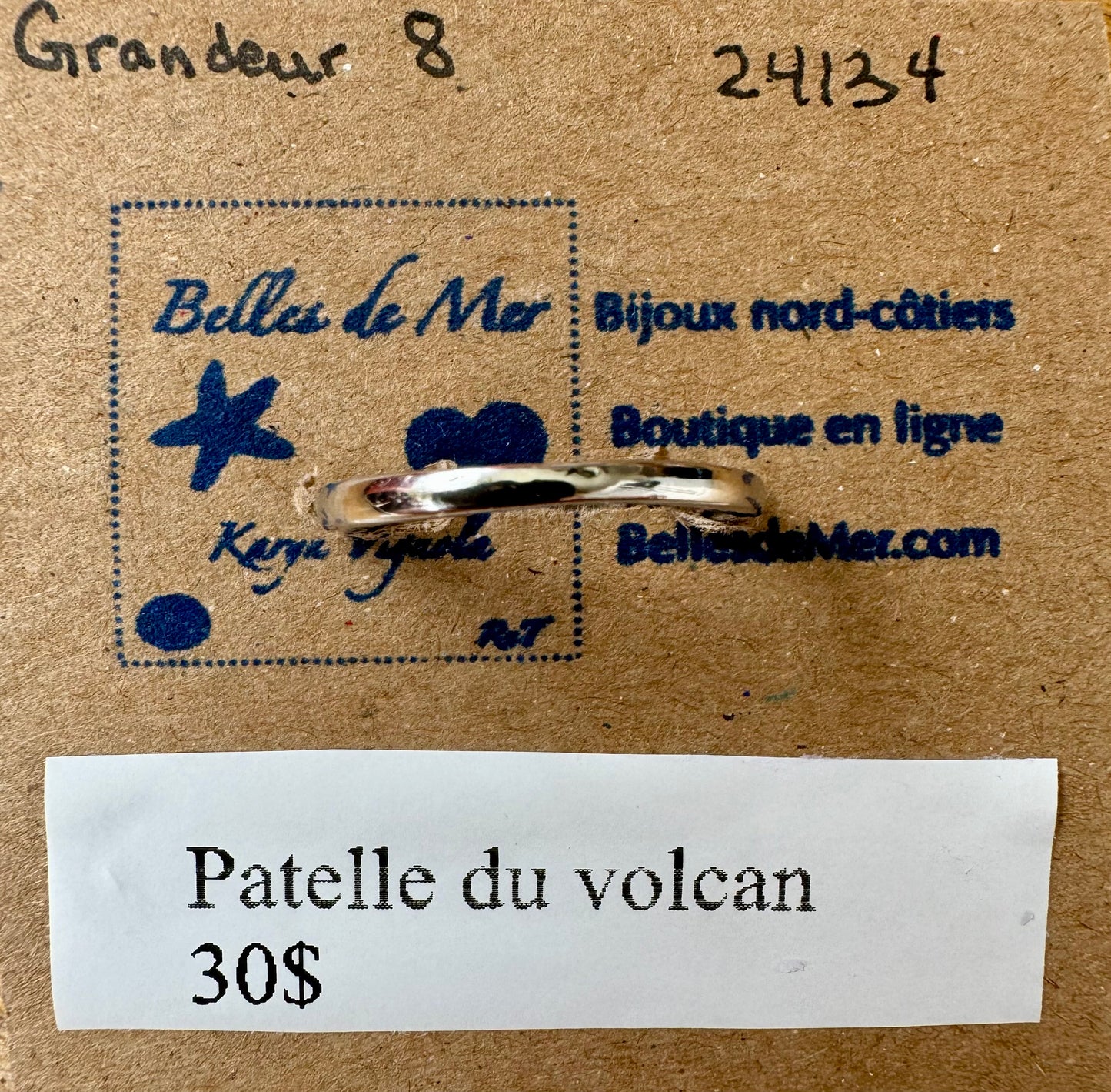 Bague patelle du volcan