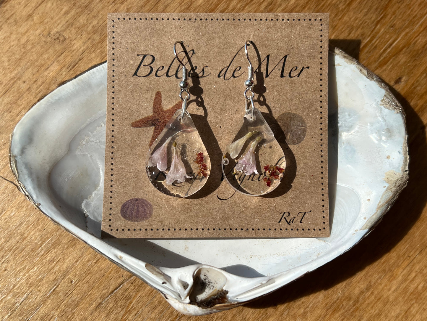 Boucles d’oreilles Claytonie de Caroline