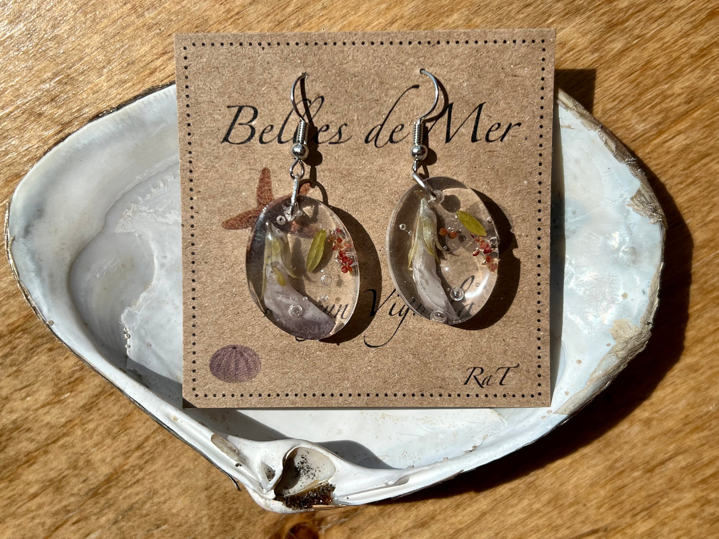 Boucles d’oreilles pois des dunes